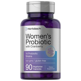 Probiotic for Women with Cranberry – 90 Capsules | Supports Digestive Health, Urinary Tract, Immune System & Overall Female Wellness Supplement
