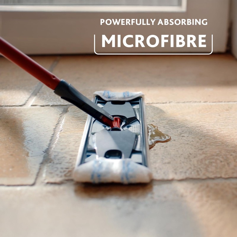 Vileda H2PrO Flat Mop Ricambio | Panno resistente in microfibra