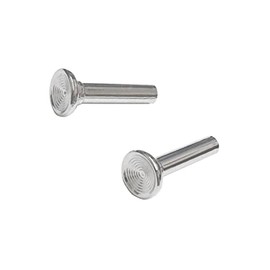 1967 Camaro Firebird Door Lock Knob Pair - Chrome Color