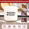 SOLIGT Ceramic Bacon Cooker for Microwave Oven - Splatter-Proof Design