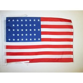 AZ FLAG UNITED STATES 1865-1867 36 STARS FLAG 18'' x 12'' cords - USA - AMERICAN HISTORIC SMALL FLAGS 30 x 45cm - BANNER 18x12 in