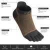 VWELL Cotton Toe Socks Five Finger Socks No Show Crew