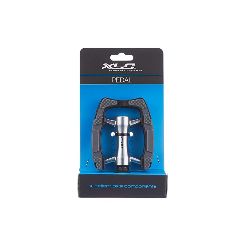 XLC Comfort Pedals City Black/Silver/Grey, 2501840300