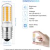 KLG E17 LED Light Bulb 4W 3000K Warm White, Non-Dimmable,
