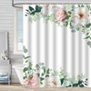 FAIRYGATE B8505 Shower Curtain 180 x 180 cm Flower Motif