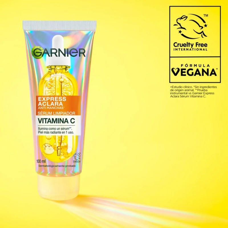 Serum Limpiador Facial Iluminador Vitamina 100ml Garnier