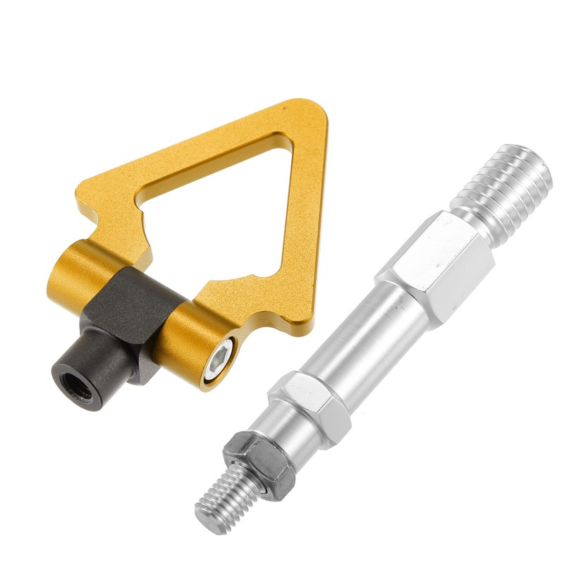 X AUTOHAUX Triangle Shape Front Rear Bumper Pendant Ring Eye