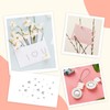 2-8mm 1000pcs Imitation Silver Beads Hemisphere Flat Back Beads for