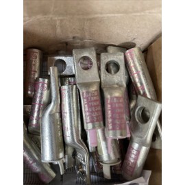 ILSCO 1- ILSCO Compression Lug Connector Pink Die 42, 1/0 AWG, 1 Flex, 1 Hole