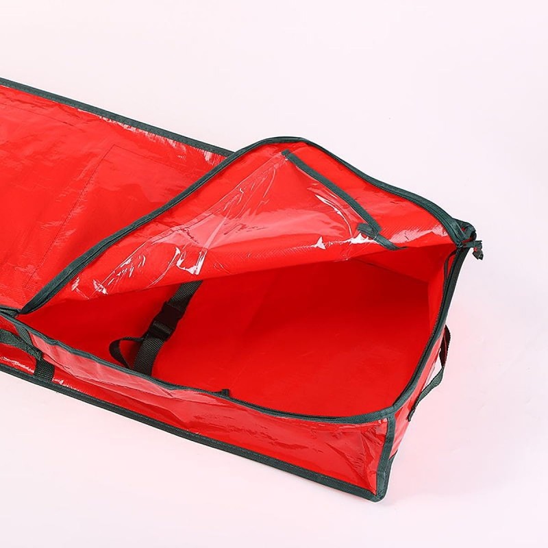 QIUPFGUT Wrapping Paper Storage, Oxford Storage Bag for Wrapping Paper