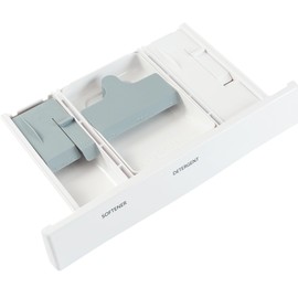 W10861667 W10794820 W10601851 Washer Dispenser Drawer Assembly Compatible with Whirlpool Maytag Washers Appliance Drawer Replacement Part, White