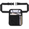 Yuomeaz Apron Server, Black Apron Server Pouch With Multiple Pockets,