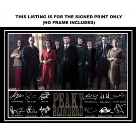STUNNING QUALITY CAST SIGNED PEAKY BLINDERS PRINT
