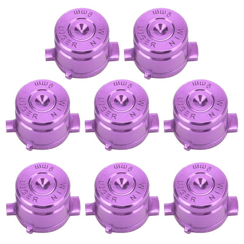 2 Sets Aluminium Alloy Function Assist Button Controller Replacement Parts