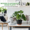 Fielda 2 Pack 8 Inch Pots for Plants Indoor, Plastic