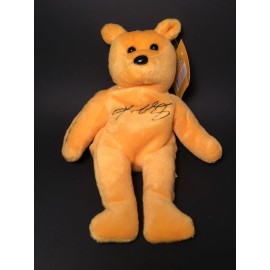 Gold'n Bears Kobe Bryant Los Angeles Lakers Plush Golden Beanie Bear Doll Figure