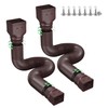 Ogutter Rain Gutter Downspout Extensions, Downspout Extender for Rainwater Drainage