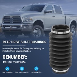 40021327 Rear Drive Shaft Bushing fits RAM 2500 3500 2003-2012 Rear Drive Shaft Boot Replaces 05093380AA