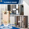 Easy Fix Hardware Concave Mirror Closet Wardrobe Bottom Roller Assembly