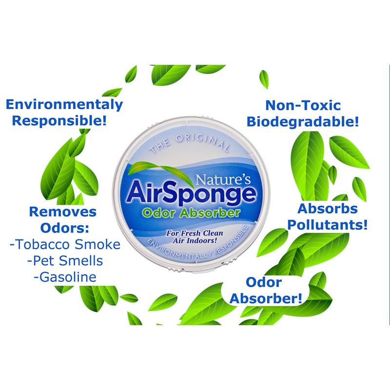 Nature's Air Sponge Odor Absorber Unscented Plastic Tub 1/2 Lb.