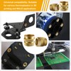 KWJEIULSOQ 120pcs Threaded Inserts for Plastic, M4 Heat Set Insert