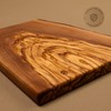Chopping board, herb board, breakfast board made of olive wood