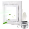 FEITON Bathroom Exhaust Fan with Light, Ceiling Mount, 110 CFM