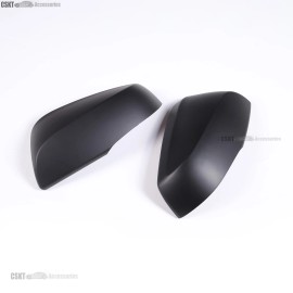 Ynei Fits 2015-2022 Tacoma Side Rear View Mirror Cap Add-on Trim Cover Matte Black