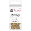 Dritz Home 9009 Smooth Decorative Nails, 3/8-Inch, Brass (36-Piece)
