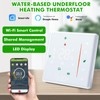 Wattive Smart Underfloor Heating Thermostat WiFi Room Thermostat for Water