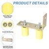 uxcell 2Set Slide Gate Guide Roller, 1-5/8" Dia x 2-3/8"