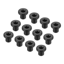 sourcing map 50Pcs T Shape Rubber Grommet Mount Dia 4mm ID 2mm H 6mm Black Seal Protection Cable Grommets Flexible for Cable Pipe