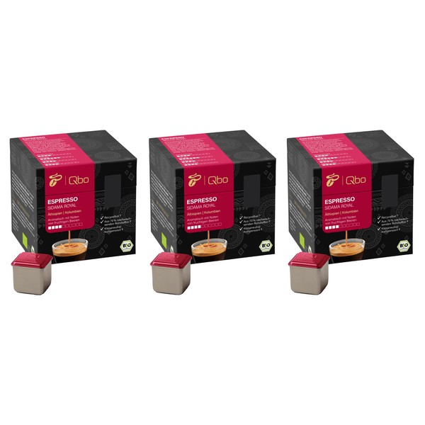 Tchibo Qbo Espresso Sidama Royal Premium Coffee Capsules, 81 Pieces