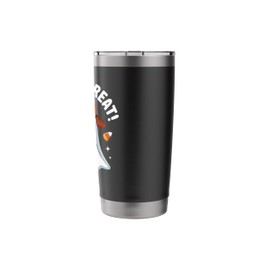 Trick or Treat Ghost with Candy Pumpkin Design Stainless Steel Insulated Tumbler