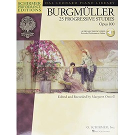 Burgmuller - 25 Progressive Studies, Opus 100: Schirmer Performance Editions