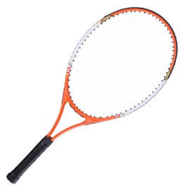 1pc Professional Tennis Racket Aluminium Alloy with Carry Bag for Beginners (Orange)