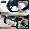 LivTee Blind Spot Car Mirror, Rectangular HD Glass Frameless Convex