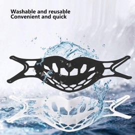 Culnflun 3D Face Mask Bracket, Silicone Face Mask Guards for Under Washable Reusable for Protecting Makeup More Space for Comfortable Breathing (White)