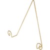 Bard's Shiny Gold-Toned Wall Mountable Plate Hanger, 10" H x 10.5" W x 2" D (for Plates 10" - 14")