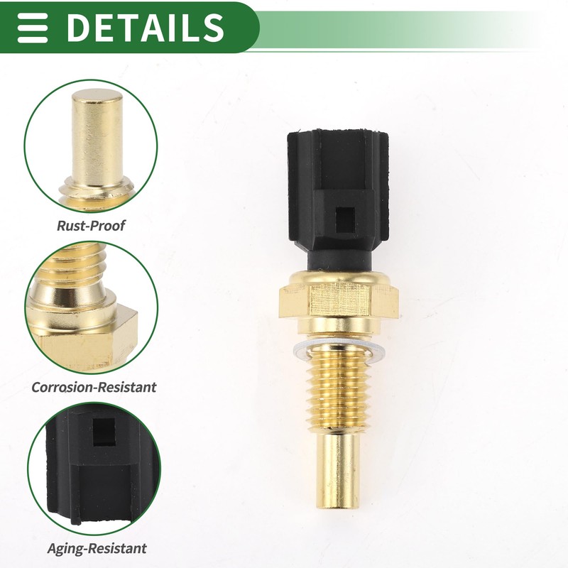 Motoforti Engine Coolant Temperature Sensor No.8L3Z6G004A Water Temperature Sensor for