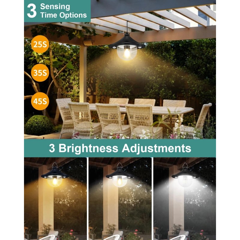 AEQ Solar Shed Light Outdoor Indoor 3000LM Solar Lights Daytime