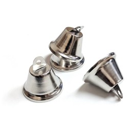 Homeford Mini Wedding Bridal Guest Favor Bells, 36-Count (Silver, 1/2-Inch)