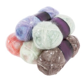 Luminous Yarn for Crocheting and Knitting Soft Glow Crochet Yarn Breathable Reflective Yarn for DIY Hats Scarves Gloves Dolls Crafts