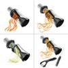GEFU Spirelli 2.0 spiral cutter, spaghetti cutter with remover holder.,