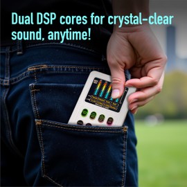 HICALL M01 Mixing Console Sound Card – 4-Voice Changer with AI Noise Reduction, 6 Custom Sound Pads, 600mAh Battery, for Streaming, Gaming, Podcasting