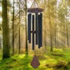 Wind Chimes for Outside, 30" Black Aluminium Wind Chime with
