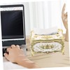 LABRIMP Elegant European Style Tissue Holder Trimmed Fashion Tissue Box