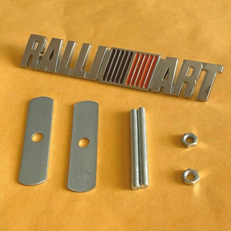 Unbranded JDM NEW RALLIART GRILL badge EMBLEM BADGE Fit MITSUBISHI