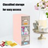 Tea Bag Organizer with 3 Drawers, Plastic Clear Tea Box,
