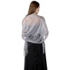 FAIRYGATE Women's Shawls Wraps Chiffon Wrap Stole Shawl with Lace